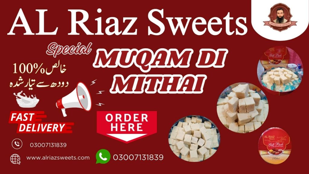 Best Barfi in Shakargarh: Muqam Di Mithai – Order Online Today